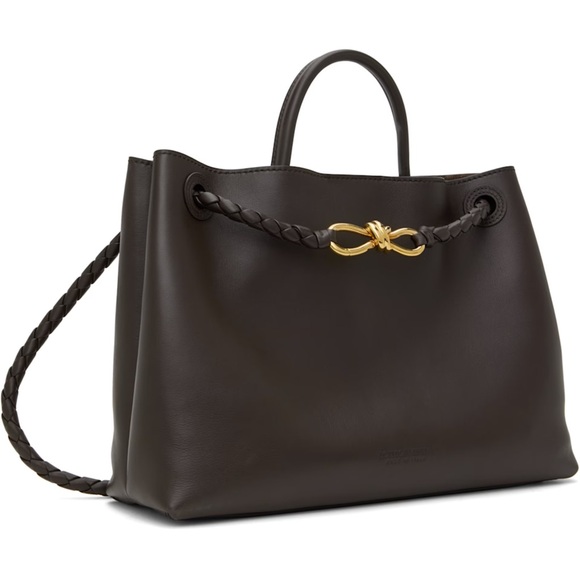 BOTTEGA VENETA Andiamo Medium Fondant brown Silky Smooth Calfskin Leather Bag - Picture 1 of 16